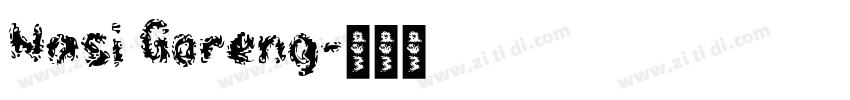 Nasi Goreng字体转换